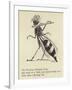 The Worrying Whizzing Wasp-Edward Lear-Framed Giclee Print