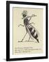 The Worrying Whizzing Wasp-Edward Lear-Framed Giclee Print