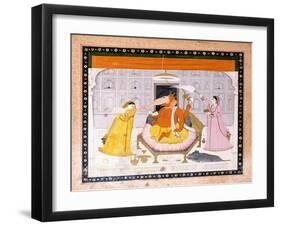 The Worship of Ganesh, C.1790-Giulio Carlini-Framed Giclee Print