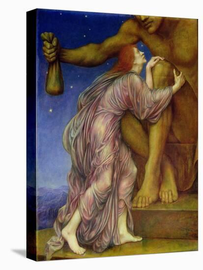 The Worship of Mammon, 1909-Evelyn De Morgan-Stretched Canvas