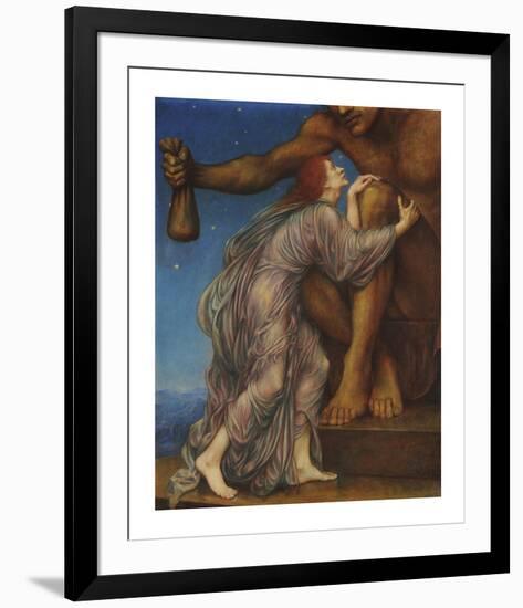 The Worship of Mammon-Evelyn De Morgan-Framed Premium Giclee Print