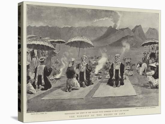 The Worship of the Bromo in Java-Joseph Nash-Stretched Canvas