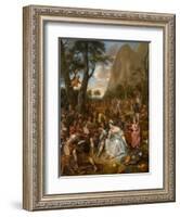 The Worship of the Golden Calf, c.1672-1675-Jan Havicksz Steen-Framed Giclee Print