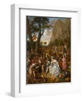 The Worship of the Golden Calf, c.1672-1675-Jan Havicksz Steen-Framed Giclee Print