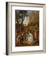 The Worship of the Golden Calf, c.1672-1675-Jan Havicksz Steen-Framed Giclee Print