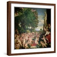 The Worship of Venus, 1519-Titian (Tiziano Vecelli)-Framed Giclee Print