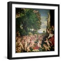 The Worship of Venus, 1519-Titian (Tiziano Vecelli)-Framed Giclee Print