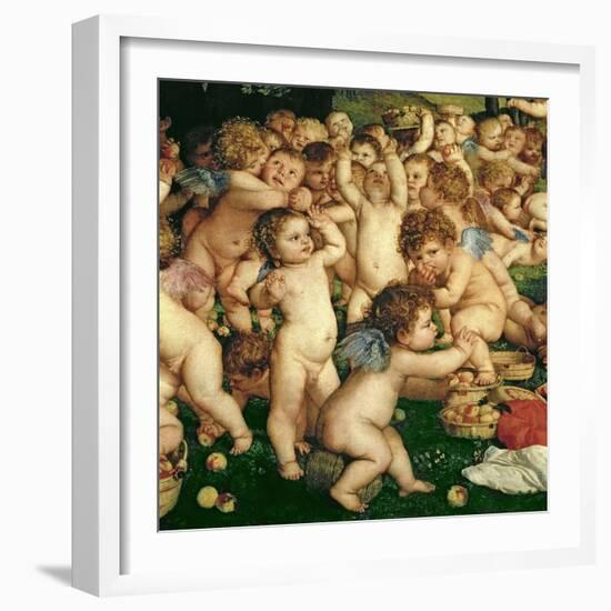 The Worship of Venus, 1519-Titian (Tiziano Vecelli)-Framed Giclee Print