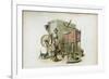 The Worsted Winder, 1805-William Henry Pyne-Framed Giclee Print