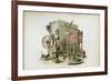 The Worsted Winder, 1805-William Henry Pyne-Framed Giclee Print