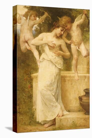 The Wound of Love, 1897-William Adolphe Bouguereau-Stretched Canvas