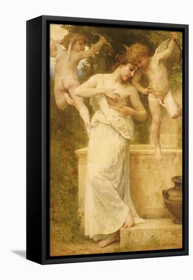 The Wound of Love, 1897-William Adolphe Bouguereau-Framed Stretched Canvas