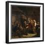 The Wounded Bear Hunter, 1856-Fritz Thaulow-Framed Giclee Print