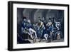 The Wounded Being Treated Below Deck During the Battle of the Nile in 1798-null-Framed Giclee Print