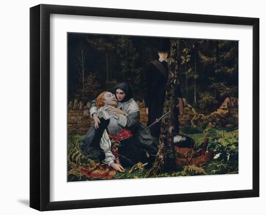 'The Wounded Cavalier', 1855, (1912)-William Shakespeare Burton-Framed Giclee Print