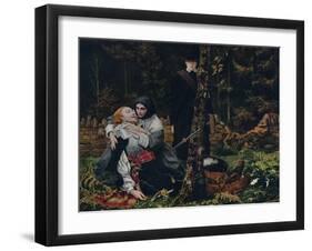 'The Wounded Cavalier', 1855, (1912)-William Shakespeare Burton-Framed Giclee Print