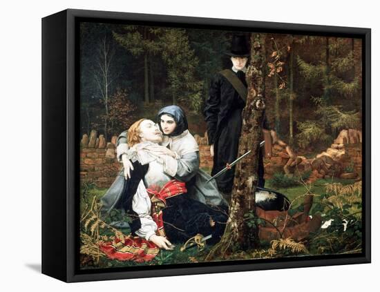 The Wounded Cavalier, 1855-William Shakespeare Burton-Framed Stretched Canvas