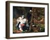 The Wounded Cavalier, 1855-William Shakespeare Burton-Framed Giclee Print