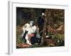 The Wounded Cavalier, 1855-William Shakespeare Burton-Framed Giclee Print