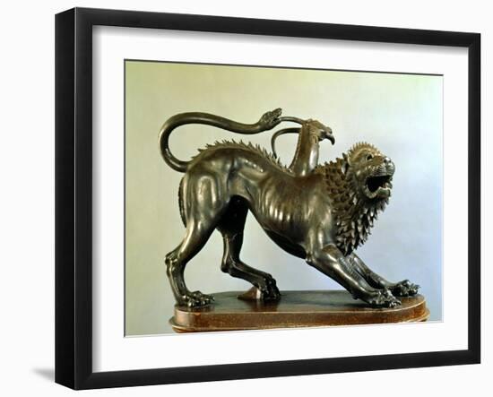 The Wounded Chimera of Bellerophon-Etruscan-Framed Giclee Print