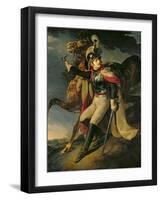 The Wounded Cuirassier, 1814-Théodore Géricault-Framed Giclee Print