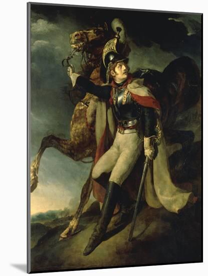 The Wounded Cuirassier-Théodore Géricault-Mounted Giclee Print