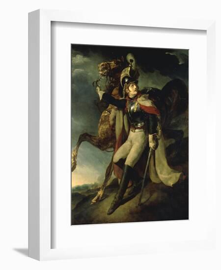 The Wounded Cuirassier-Théodore Géricault-Framed Giclee Print