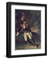 The Wounded Cuirassier-Théodore Géricault-Framed Giclee Print