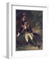 The Wounded Cuirassier-Théodore Géricault-Framed Giclee Print