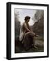 The Wounded Eurydice, C.1868-70-Jean-Baptiste-Camille Corot-Framed Premium Giclee Print