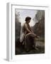 The Wounded Eurydice, C.1868-70-Jean-Baptiste-Camille Corot-Framed Premium Giclee Print