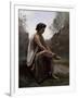 The Wounded Eurydice, C.1868-70-Jean-Baptiste-Camille Corot-Framed Premium Giclee Print