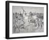 The Wounded Knee Massacre, 29th December 1890-American School-Framed Giclee Print