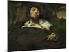 The Wounded Man, circa 1855-Gustave Courbet-Mounted Giclee Print