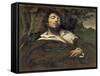 The Wounded Man (L'Homme Bless)-Gustave Courbet-Framed Stretched Canvas