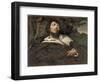 The Wounded Man (L'Homme Bless)-Gustave Courbet-Framed Giclee Print