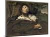 The Wounded Man (L'Homme Bless)-Gustave Courbet-Mounted Giclee Print