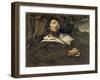 The Wounded Man (L'Homme Bless)-Gustave Courbet-Framed Giclee Print