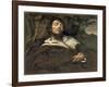 The Wounded Man (L'Homme Bless)-Gustave Courbet-Framed Giclee Print