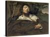 The Wounded Man (L'Homme Bless)-Gustave Courbet-Stretched Canvas