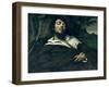 The Wounded Man-Gustave Courbet-Framed Giclee Print