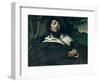 The Wounded Man-Gustave Courbet-Framed Giclee Print