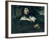 The Wounded Man-Gustave Courbet-Framed Giclee Print