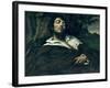 The Wounded Man-Gustave Courbet-Framed Giclee Print