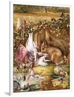 The Wounded Squirrel-John Anster Fitzgerald-Framed Giclee Print