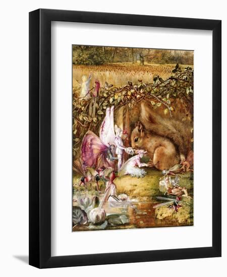 The Wounded Squirrel-John Anster Fitzgerald-Framed Giclee Print