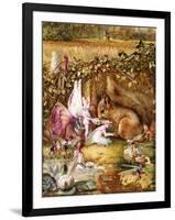 The Wounded Squirrel-John Anster Fitzgerald-Framed Premium Giclee Print