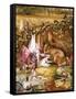 The Wounded Squirrel-John Anster Fitzgerald-Framed Stretched Canvas