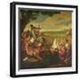 The Wounding of Sir Philip Sidney (1554-86) at the Battle of Zutphen, 22nd September 1586-null-Framed Giclee Print