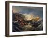 The Wreck of a Transport Ship Circa 1810-J. M. W. Turner-Framed Giclee Print